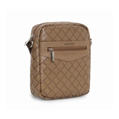 Buy Nautica Everyday Sling Bag - Brown in bulk for Corporate Gifting | Corporate Gyft