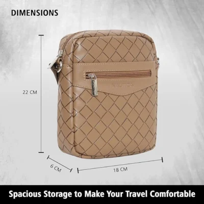 Buy Nautica Everyday Sling Bag - Brown in bulk for Corporate Gifting | Corporate Gyft