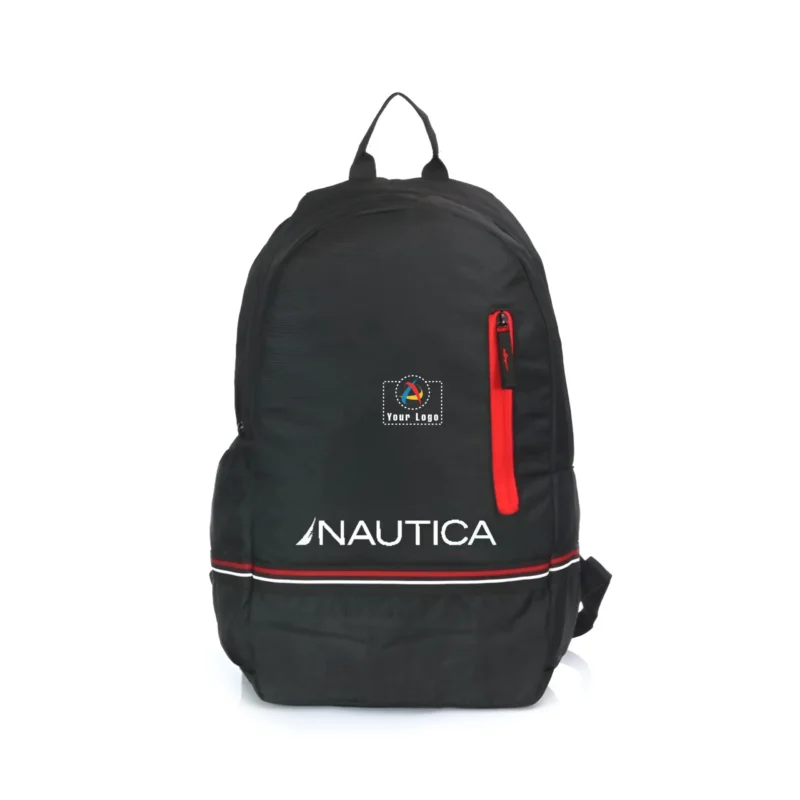 Buy Nautica Unisex Laptop Backpack - Black in bulk for Corporate Gifting | Corporate Gyft