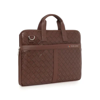 Buy Nautica Unisex Brown Laptop Bag in bulk for Corporate Gifting | Corporate Gyft
