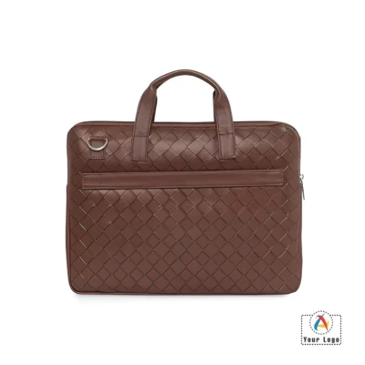 Buy Nautica Unisex Brown Laptop Bag in bulk for Corporate Gifting | Corporate Gyft