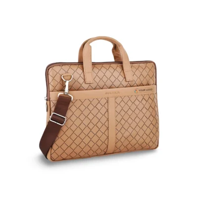 Buy Nautica Unisex Beige Laptop Bag in bulk for Corporate Gifting | Corporate Gyft