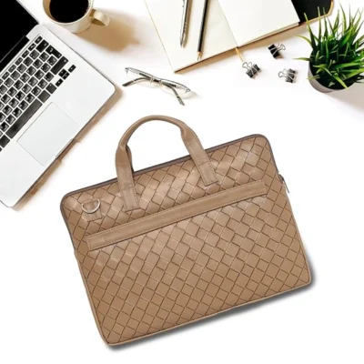 Buy Nautica Unisex Beige Laptop Bag in bulk for Corporate Gifting | Corporate Gyft