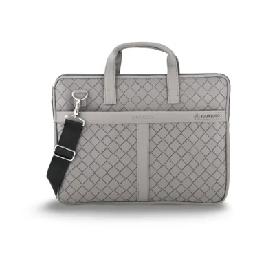 Buy Nautica Unisex Grey Laptop Bag in bulk for Corporate Gifting | Corporate Gyft