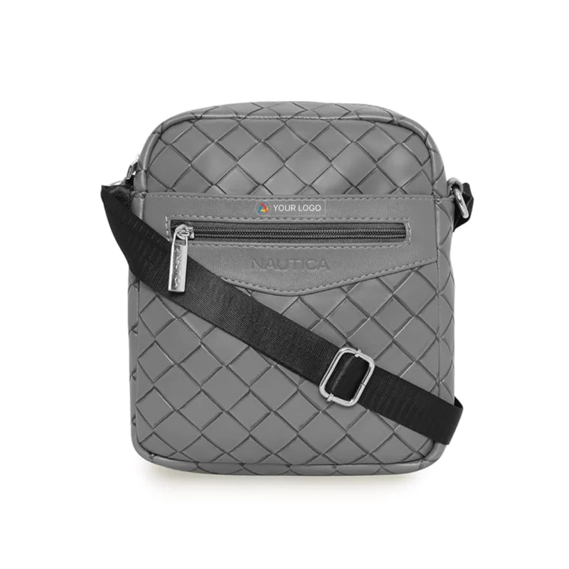 Buy Nautica Everyday Sling Bag - Grey in bulk for Corporate Gifting | Corporate Gyft