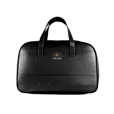 Buy Nautica Black Duffle Bag for Travel in bulk for Corporate Gifting | Corporate Gyft