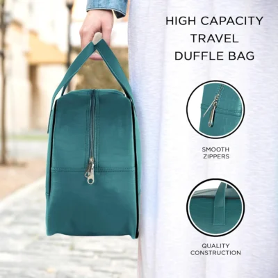 Buy Nautica Green Duffle Bag for Travel in bulk for Corporate Gifting | Corporate Gyft
