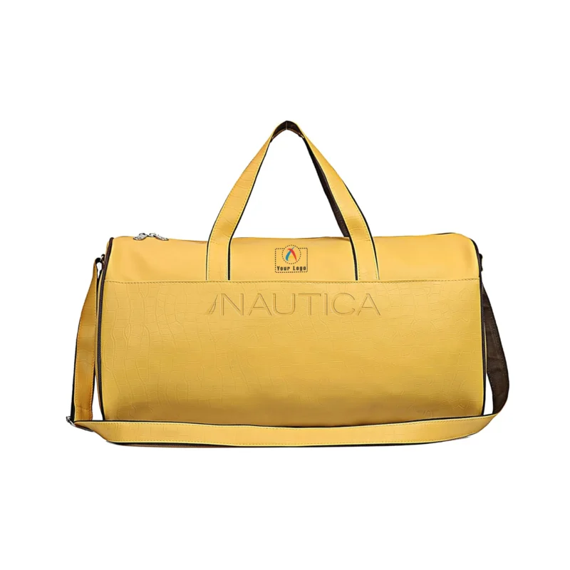 Buy Nautica Duffle Bag for Travel - Yellow in bulk for Corporate Gifting | Corporate Gyft