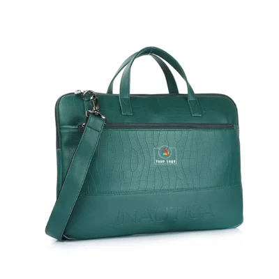 Buy Nautica Padded Laptop Sleeve - Dark Green in bulk for Corporate Gifting | Corporate Gyft