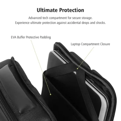 Buy Nautica Essential Laptop Backpack - Black in bulk for Corporate Gifting | Corporate Gyft