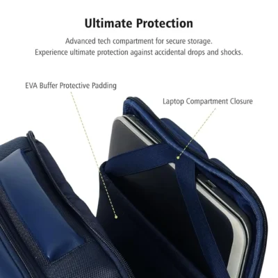 Buy Nautica Essential Laptop Backpack - Blue in bulk for Corporate Gifting | Corporate Gyft