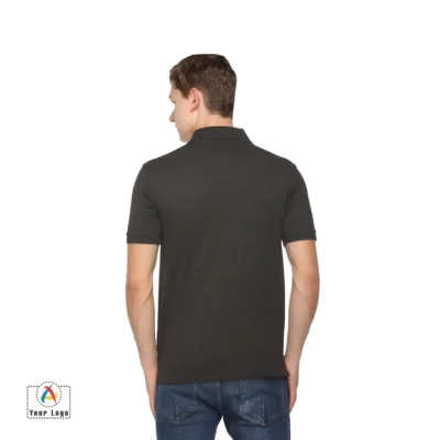Buy Promo Tees Polo T-Shirt - Charcoal Grey in bulk for Corporate Gifting | Corporate Gyft