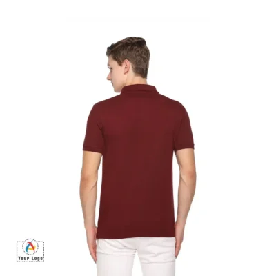 Buy Promo Tees Polo T-Shirt – Maroon in bulk for Corporate Gifting | Corporate Gyft