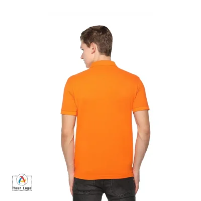 Buy Promo Tees Polo T-Shirt – Orange in bulk for Corporate Gifting | Corporate Gyft