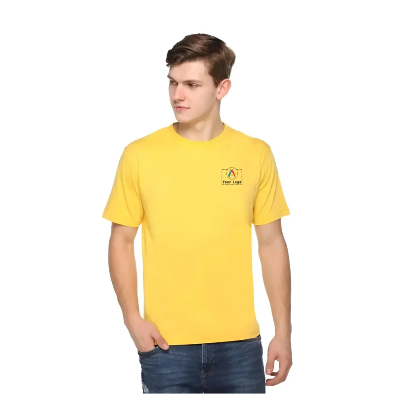 Buy Promo Tees Polo T-Shirt – Yellow in bulk for Corporate Gifting | Corporate Gyft