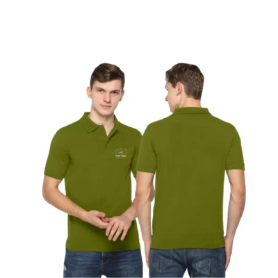 Buy Quata Polo T-Shirt - Olive Green in bulk for Corporate Gifting | Corporate Gyft