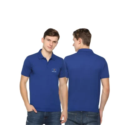 Buy Quata Polo T-Shirt - Royal Blue in bulk for Corporate Gifting | Corporate Gyft