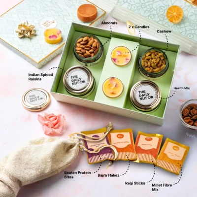 Buy Premium Dry Fruit and Wellness Gift Box in bulk for Corporate Gifting | Corporate Gyft