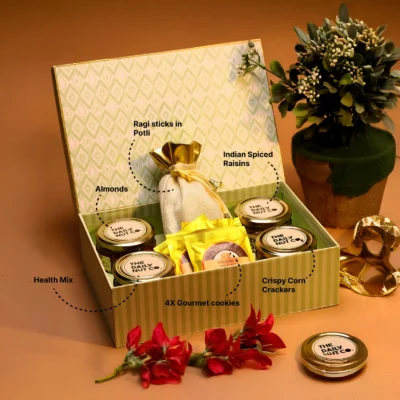 Buy Savory and Sweet Festive Snack Box in bulk for Corporate Gifting | Corporate Gyft