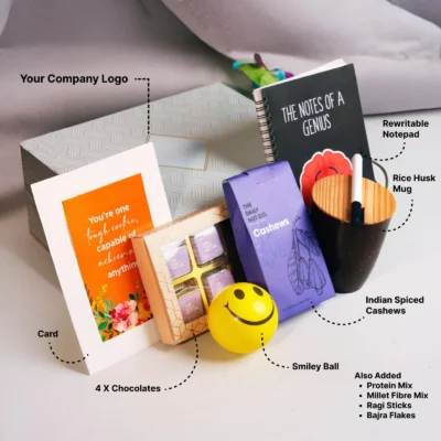Buy Work and Wellness Welcome Hamper in bulk for Corporate Gifting | Corporate Gyft