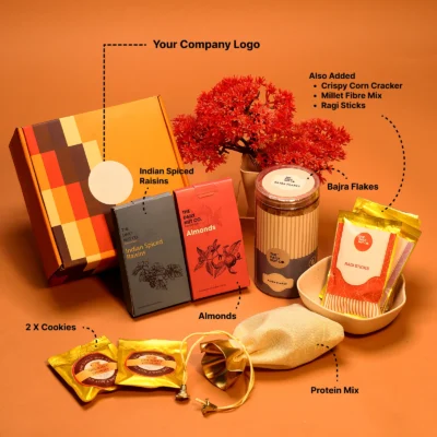 Buy Essential Wellness Snack Hamper in bulk for Corporate Gifting | Corporate Gyft