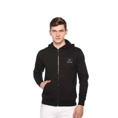 Buy Zero Degree Black Hoodie Sweatshirt in bulk for Corporate Gifting | Corporate Gyft