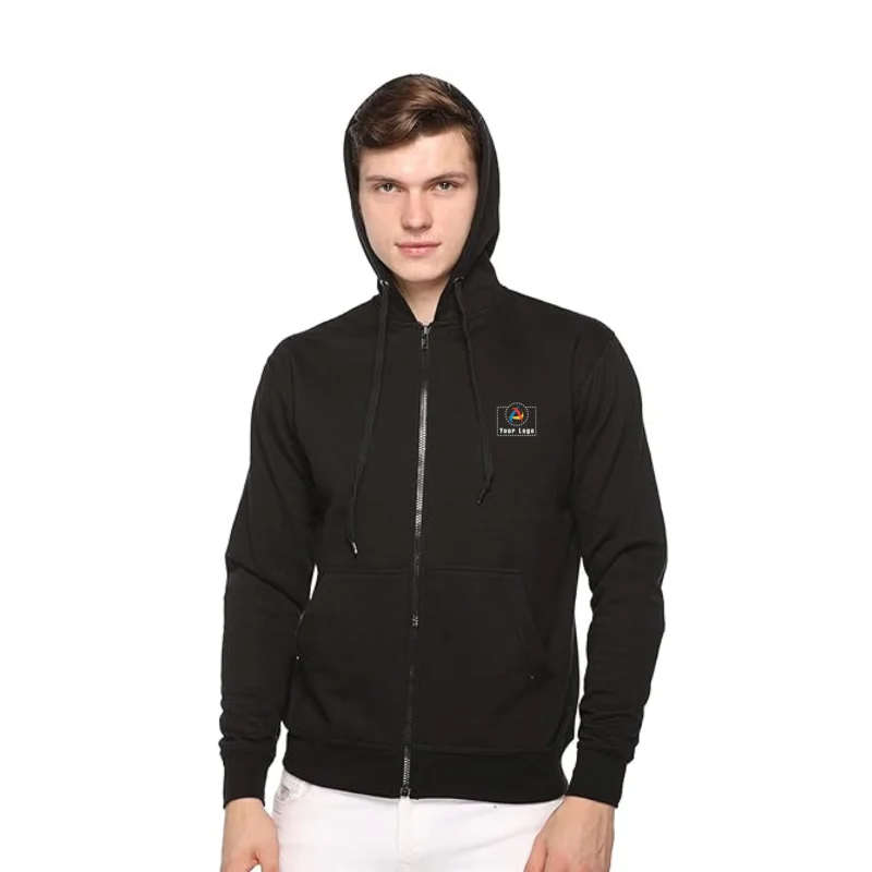 Buy Zero Degree Black Hoodie Sweatshirt in bulk for Corporate Gifting | Corporate Gyft
