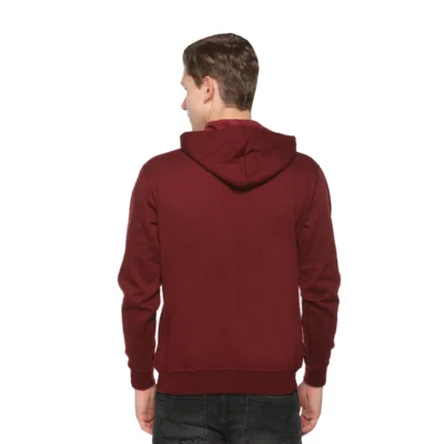 Buy Zero Degree Maroon Hoodie Sweatshirt in bulk for Corporate Gifting | Corporate Gyft