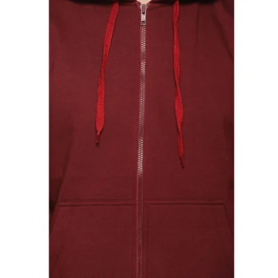 Buy Zero Degree Maroon Hoodie Sweatshirt in bulk for Corporate Gifting | Corporate Gyft