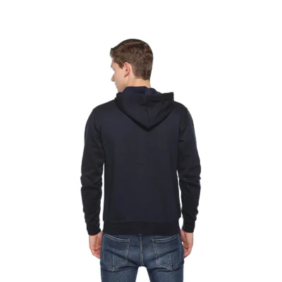 Buy Zero Degree Navy Blue Hoodie Sweatshirt in bulk for Corporate Gifting | Corporate Gyft