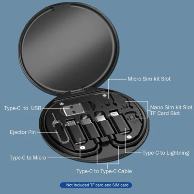 Buy Universal Charging Cable Set in bulk for Corporate Gifting | Corporate Gyft