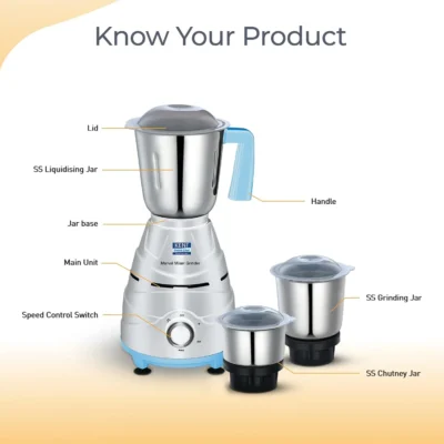 Buy Kent Mixer Grinder with 550W Motor in bulk for Corporate Gifting | Corporate Gyft