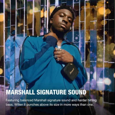 Buy Marshall Willen II Portable Bluetooth Speaker in bulk for Corporate Gifting | Corporate Gyft