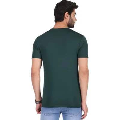 Buy Dri-Fit Round Neck T-Shirt - Bottle Green in bulk for Corporate Gifting | Corporate Gyft