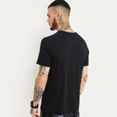 Buy Dri-Fit Round Neck T-Shirt - Black in bulk for Corporate Gifting | Corporate Gyft