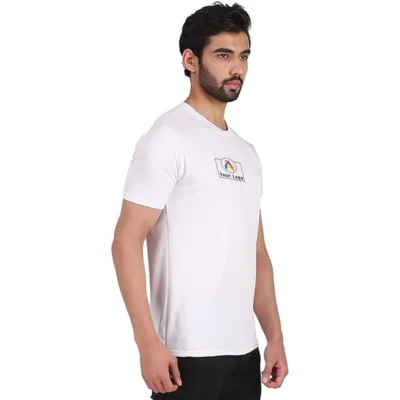 Buy Dri-Fit Round Neck T-Shirt - White in bulk for Corporate Gifting | Corporate Gyft