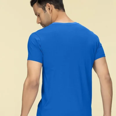 Buy Round Neck T-shirt - Royal Blue in bulk for Corporate Gifting | Corporate Gyft