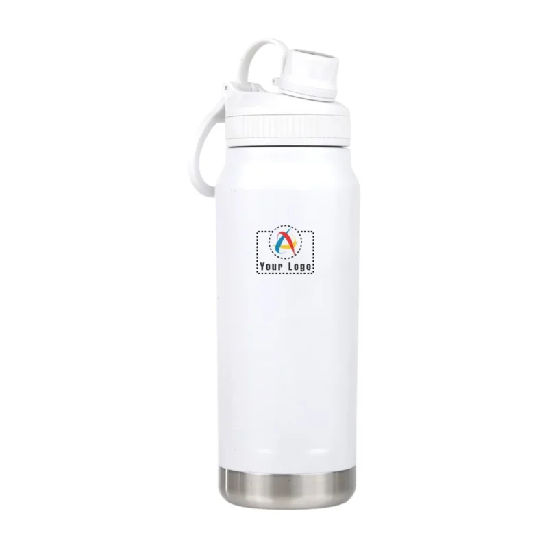 Buy Mark Flask with Handle-White in bulk for Corporate Gifting | Corporate Gyft