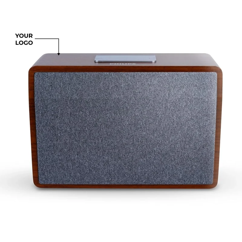 Buy Philips Wood-Finish Bluetooth Speaker in bulk for Corporate Gifting | Corporate Gyft