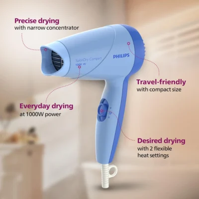 Buy Philips Compact Hair Dryer in bulk for Corporate Gifting | Corporate Gyft