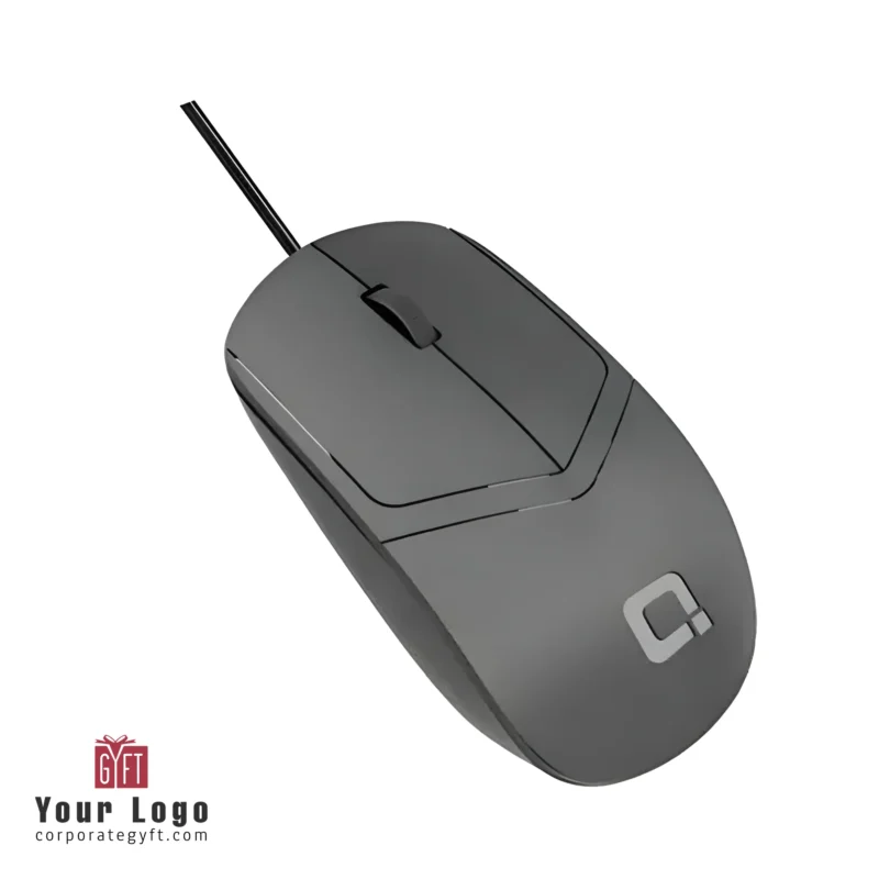 Buy Quantron Wired Optical Mouse in bulk for Corporate Gifting | Corporate Gyft