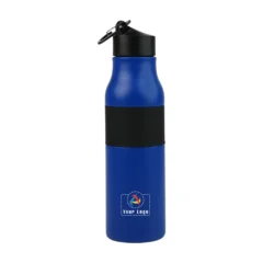Buy Sinet Flask with Grip - Blue in bulk for Corporate Gifting | Corporate Gyft