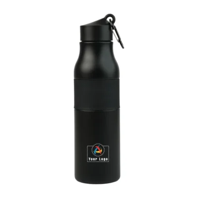 Buy Sinet Flask with Grip - Black in bulk for Corporate Gifting | Corporate Gyft