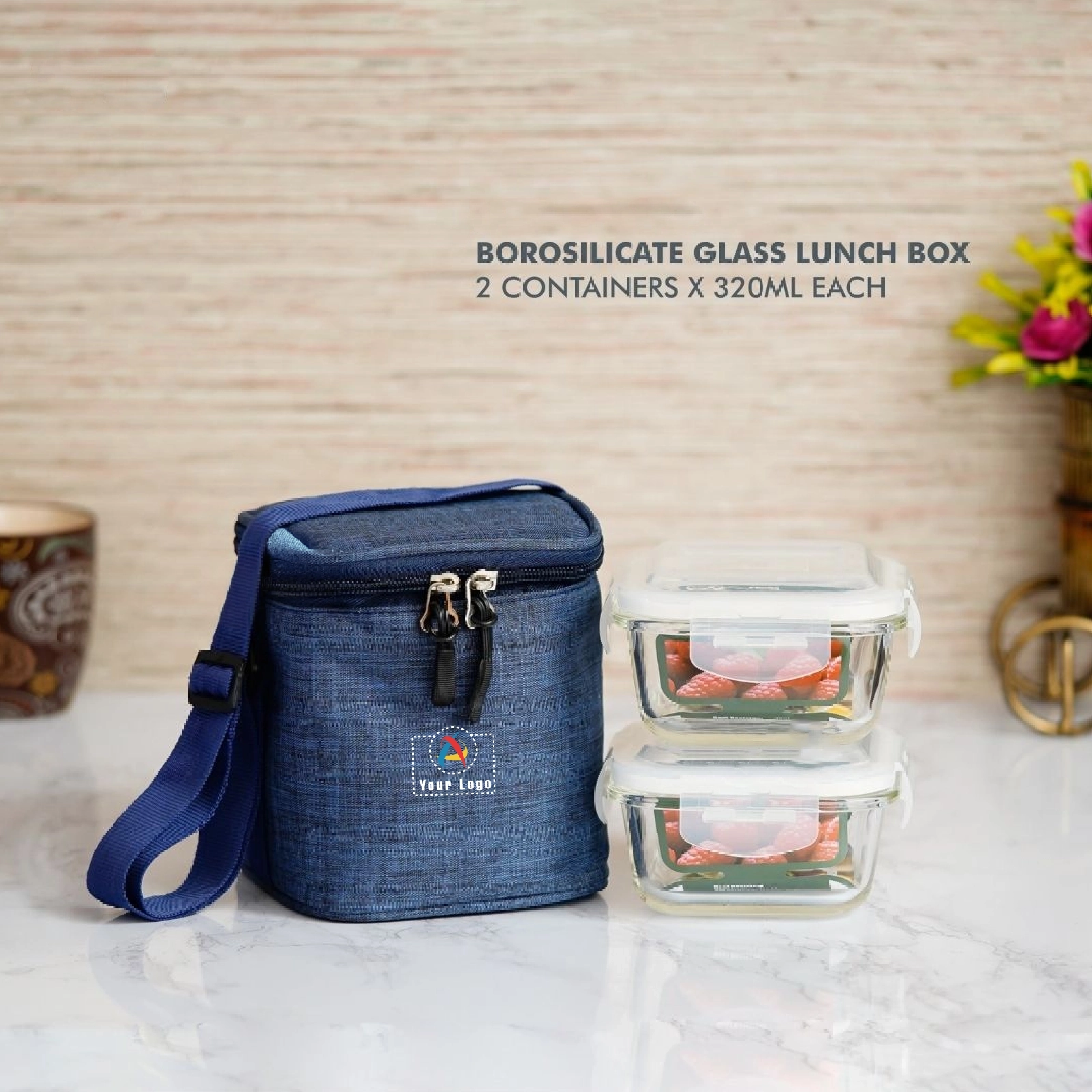 Buy Borosilicate Glass Lunch Box in bulk for Corporate Gifting | Corporate Gyft