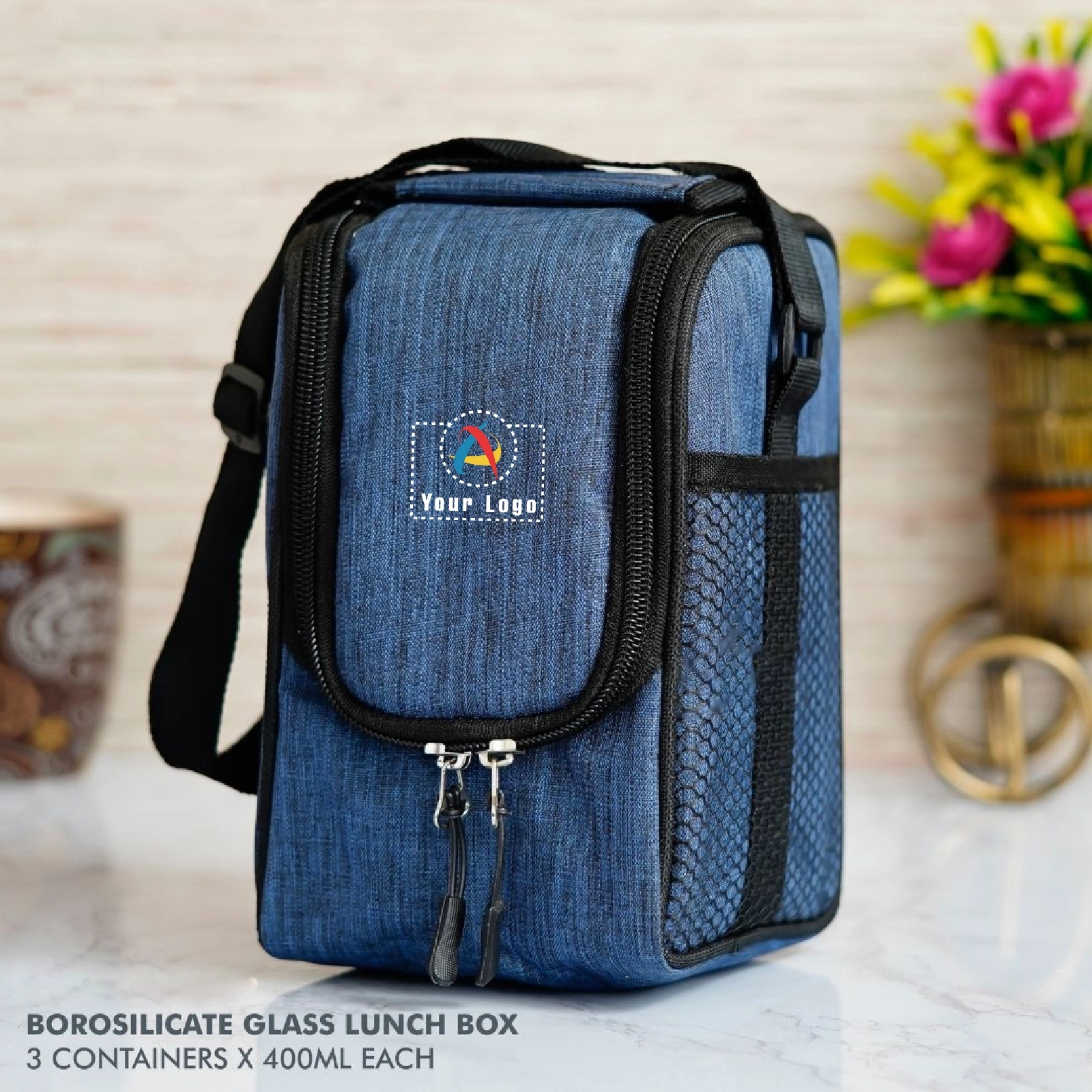 400ml Borosilicate Glass Lunch Box Set Buy 400ml Borosilicate Glass Lunch Box Set in bulk for Corporate Gifting | Corporate Gyft