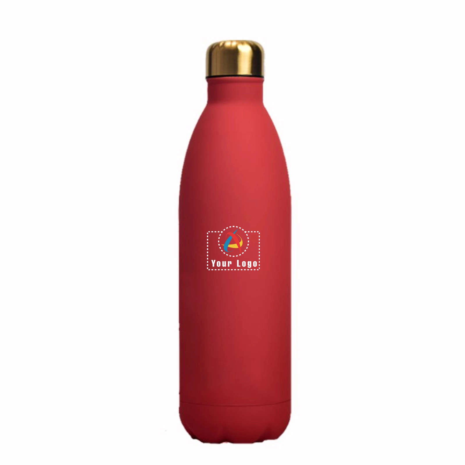 Elite Gold Steel Bottle - Red Buy Elite Gold Steel Bottle - Red in bulk for Corporate Gifting | Corporate Gyft
