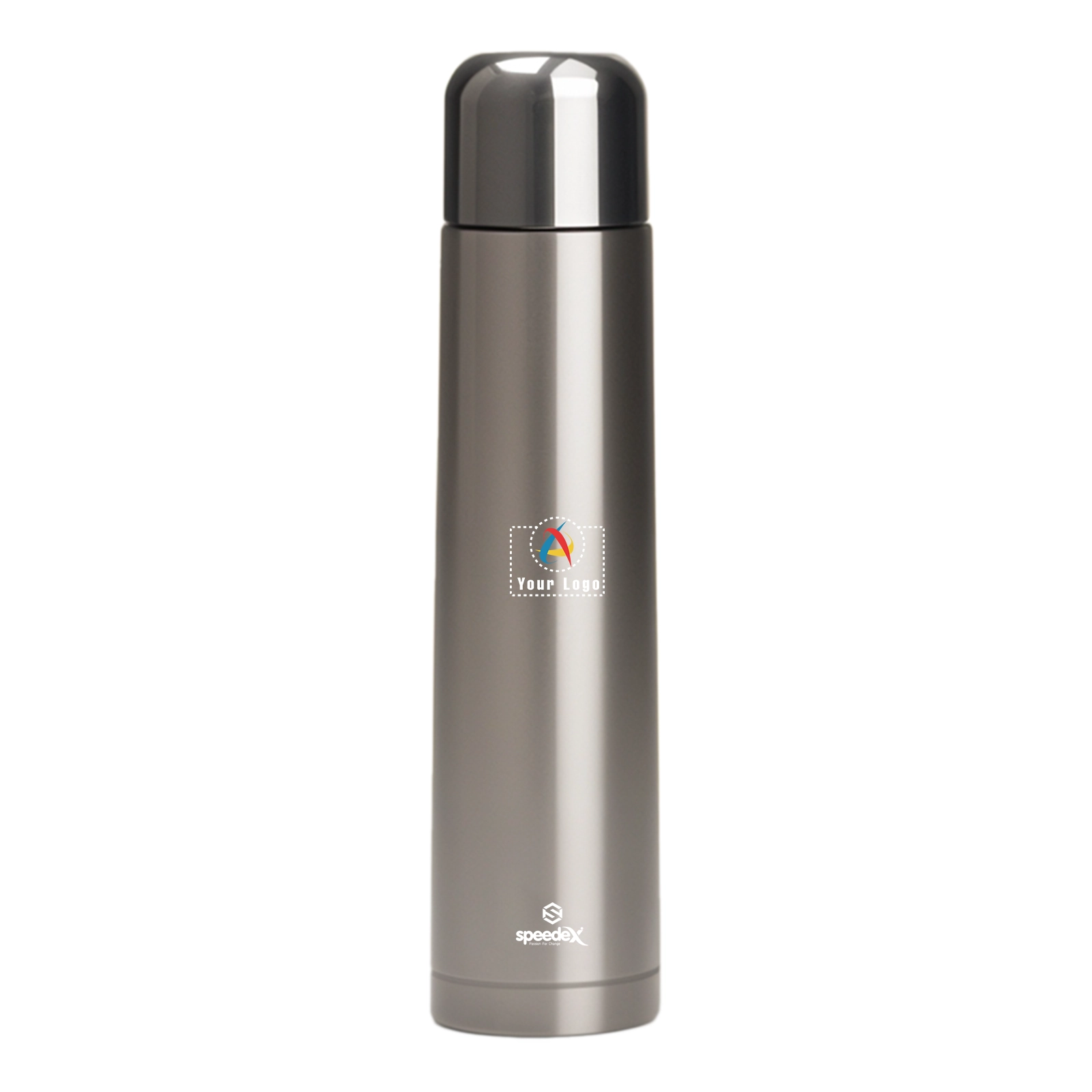 Buy Flasq Double Wall Steel Bottle - Silver in bulk for Corporate Gifting | Corporate Gyft