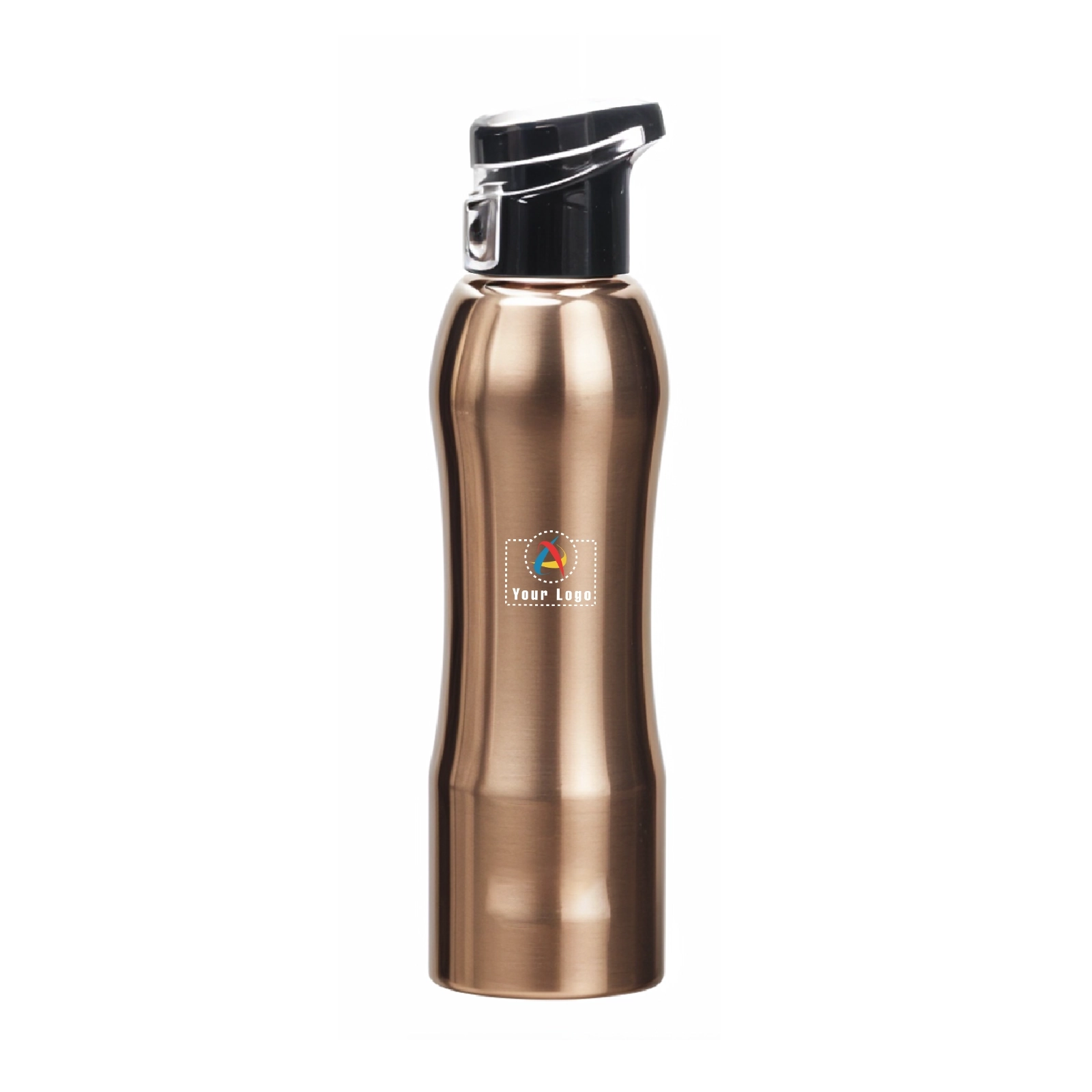 Hydrate Stainless Steel Water Bottle - Copper Gold Buy Hydrate Stainless Steel Water Bottle - Copper Gold in bulk for Corporate Gifting | Corporate Gyft