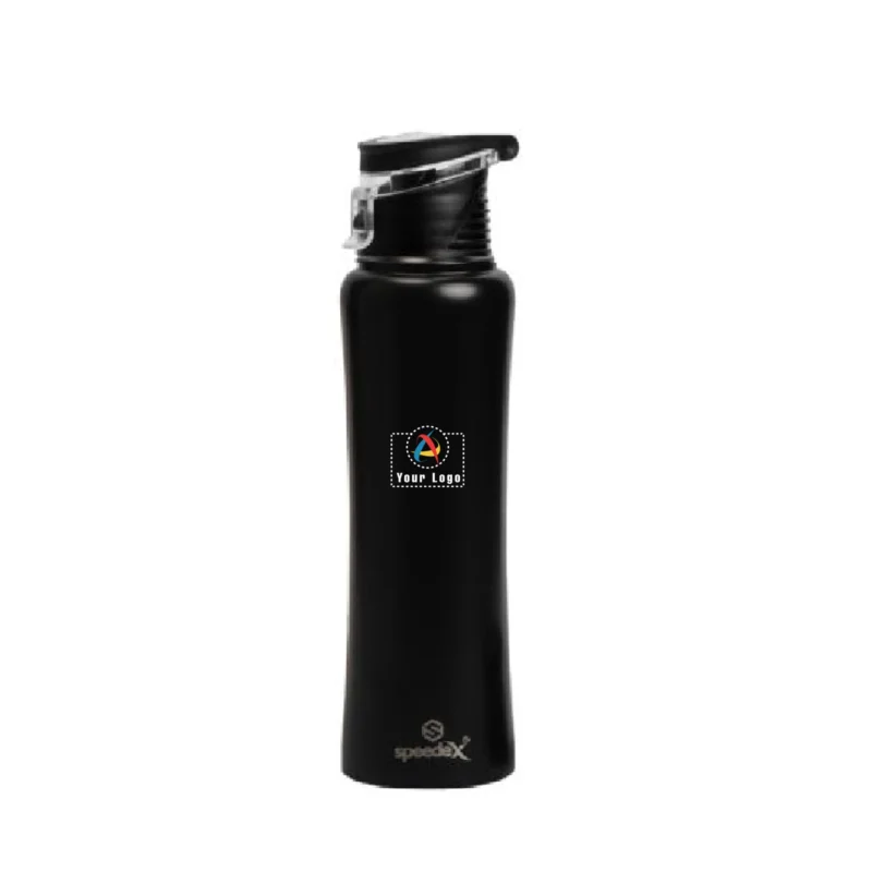 Buy Kurvey Stainless Steel Bottle - Black in bulk for Corporate Gifting | Corporate Gyft