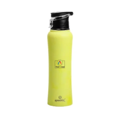Buy Kurvey Stainless Steel Bottle - Yellow in bulk for Corporate Gifting | Corporate Gyft